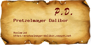 Pretzelmayer Dalibor névjegykártya